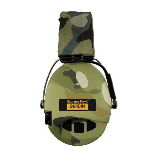 Sordin - Supreme Pro-X LED elektroniske høreværn i Camouflage